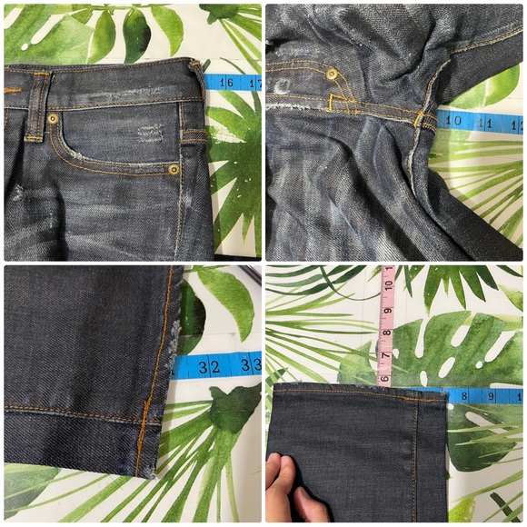 PRPS EUC Men RAMBLER Dark Wash Japanese Textile Cotton Blend Jeans 29 - Picture 12 of 13